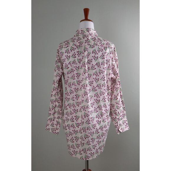 J.CREW NWT $90 Relaxed Fit Lightweight Shirt Top in Whisper Peach Berry Size 00 - Picture 5 of 7